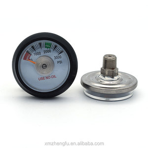 Mini medidor de pressão 3000psi de gás de oxigênio