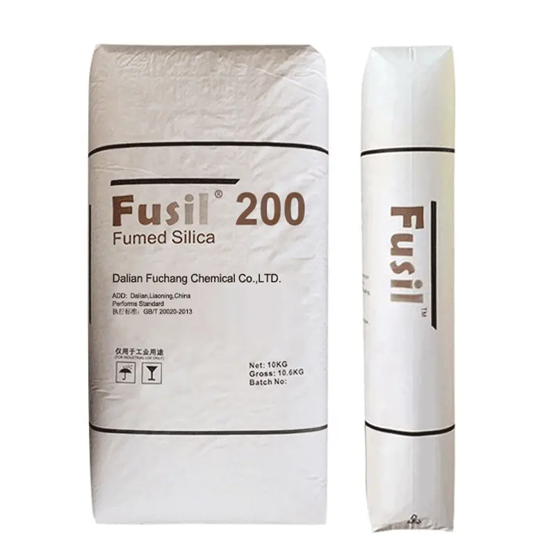 Fumed ซิลิกา Sio2 99.9% ราคาต่ำ Fumed ซิลิกาผง200