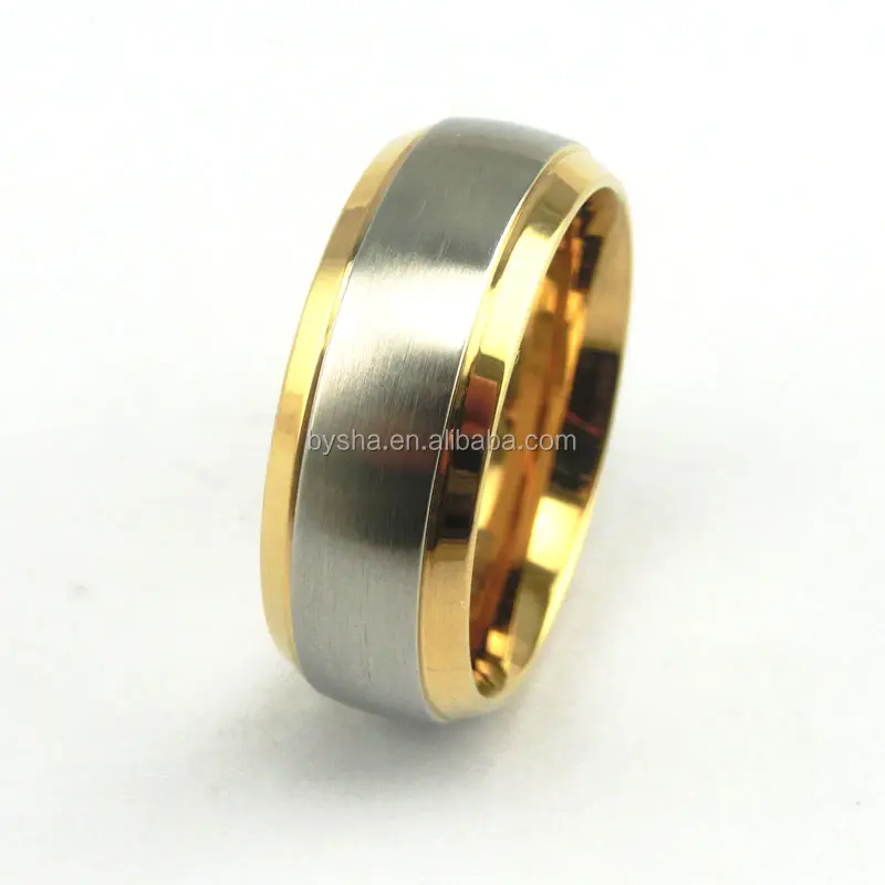 fashion jewelry stainless steel rotating gear gold ring