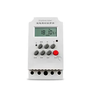 Digital 220V 25A temporizador electrónico programable interruptor con batería de recarga KG316T-II