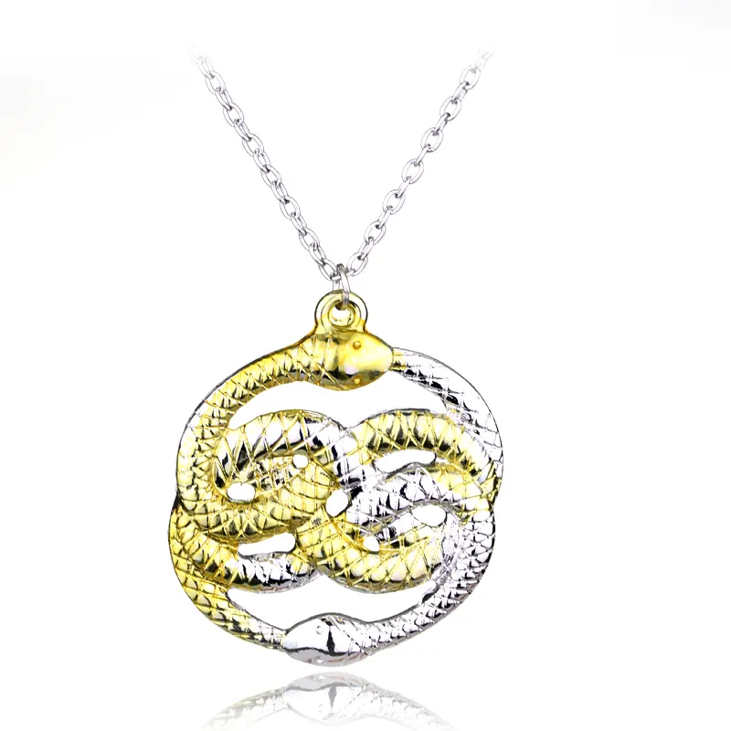 AURYN The Never Ending Neverending Amulet Necklace Pendant Snake PAINTED