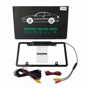 Cámara LED de seguridad para coche, marco de matrícula, visión trasera, estacionamiento inverso, 8 Uds. - Product Image 5