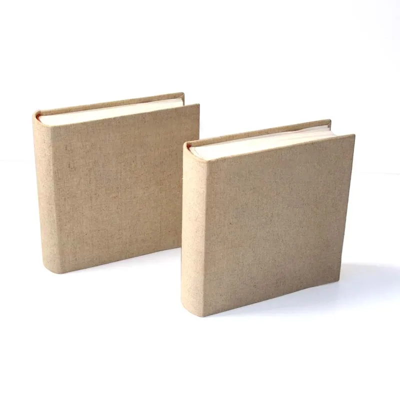 Фотоальбом ручной работы из ткани и льна 4 ''x 6'' 100