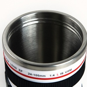 Yaratıcı kamera Lens yalıtımlı kahve Jumbo kupa bardak seyahat sıcak logo ile özel paslanmaz çelik süblimasyon noel lüks - Product Image 4