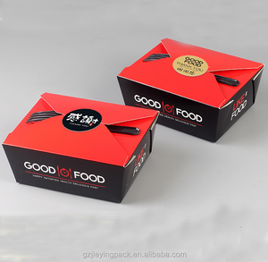 Sortir Rectangle Nouilles Chinoises En Papier Boîte à Lunch Pour La Vente En Gros - Product Image 6