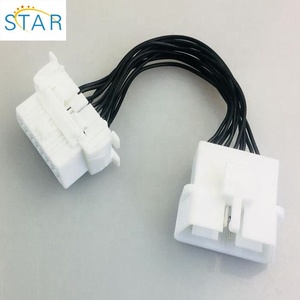 Kualitas tinggi Otomotif auto audio 24 pin Stereo mobil GPS/ISO/Kabel Radio harness