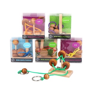 Meilleures ventes <span class=keywords><strong>Casse</strong></span>-tête en <span class=keywords><strong>bois</strong></span> Puzzle d'anneaux en <span class=keywords><strong>bois</strong></span> Puzzle de <span class=keywords><strong>corde</strong></span> en <span class=keywords><strong>bois</strong></span> MT6403 - Product Image 2