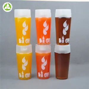 350ml PET Empty Plastic Juice Biodegradable Beverage Bottle Liquid Bottle Milk Tea Coffee Bottles