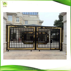 Descuento puertas de hierro forjado diseño de <span class=keywords><strong>puerta</strong></span> <span class=keywords><strong>principal</strong></span> deslizante curvada - Product Image 2