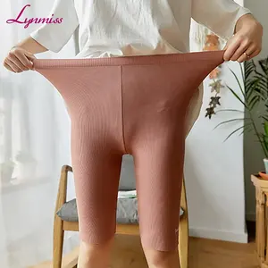 Lynmiss-pantalones cortos de algodón para mujer, shorts de compresión para gimnasio, Yoga, ciclismo, venta al por mayor, 2019