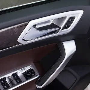 ใหม่ ABS ภาพวาดภายในประตู Handle จัดแต่งทรงผมชามสำหรับ Volkswagen VW Touran อุปกรณ์เสริม2016 2017 2018