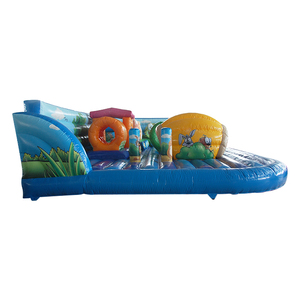Città del Divertimento Gonfiabile a Tema Giungla con Percorso a Ostacoli di Cheer Amusement - Product Image 2