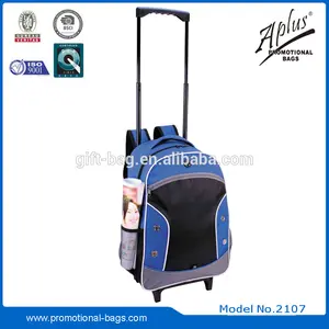 China saling caliente mochila trolley con ruedas