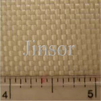 Tissu en fibre de carbone jaune Vectran, tissé, pour usage aérospatial, industriel, extérieur, antistatique, résistant à l'abrasion, épaisseur 0,17 mm, 85 g/m²