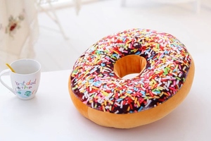 Bantal Donat Mewah Kustom Bantal Berbentuk Makanan Bantal - Product Image 4