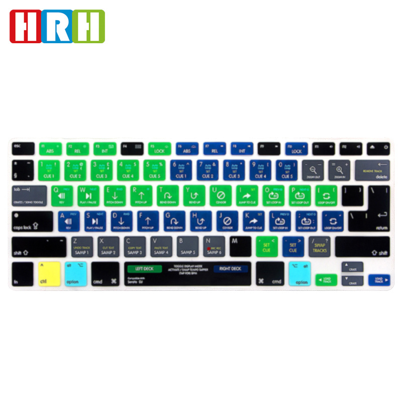 Logic Pro X Reason Serato Scratch LIVE Studio One Traktor VIM raccourcis clavier peau pour adobe pour macbook pro 13 15 17