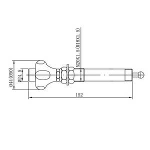 GJ1106 Druckknopf verriegelung Universelle, einfach zu bedienende Handgas steuer hebel - Product Image 6