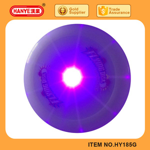 Outdoor toys 27 cm disc flying red plastic flashing - Product Image 1