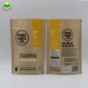 Sacchetto Kraft Personalizzato con Stampa, Busta Ermetica per Alimenti per Animali Domestici, Confezione per <span class=keywords><strong>Biscotti</strong></span> per Cani - Product Image 4