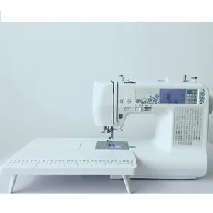 Máquina de coser con diseño de ordenador con logotipo de lámpara led