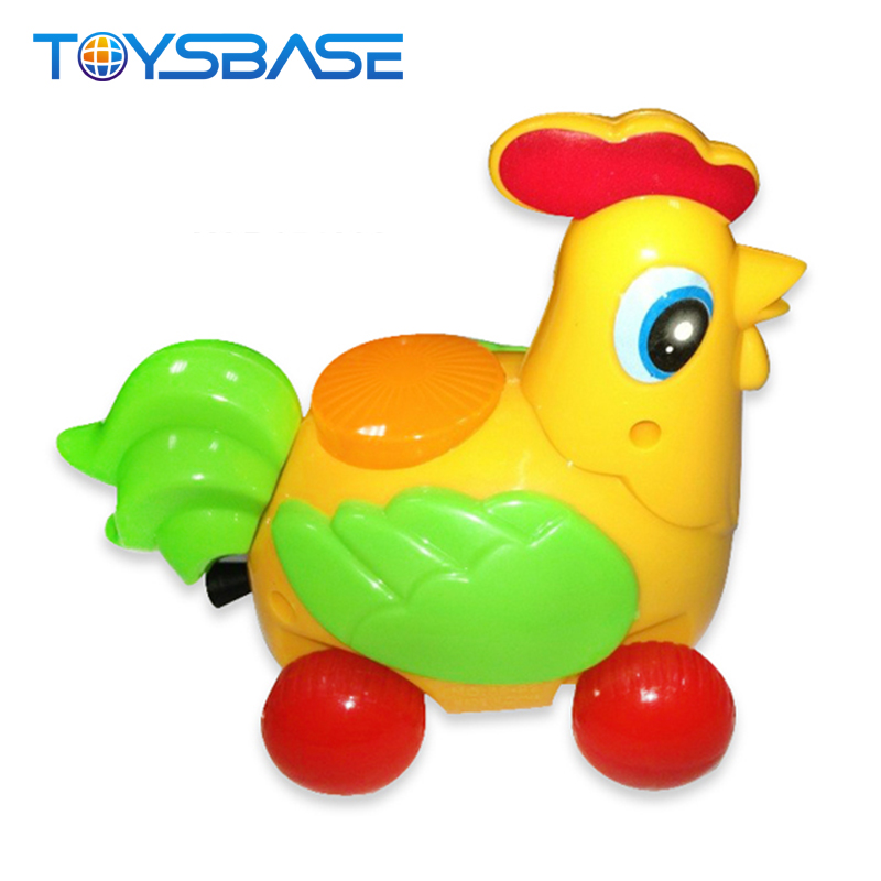 Тяговая линия маленькая пластиковая игрушка курица для детей