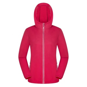 Idrorepellente protetto da UV leggero e traspirante giacca da esterno giacca a vento con cappuccio per donna e uomo - Product Image 4