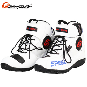 Vintage cuero utilizado urbana para hombre biker Triumph motocicleta tradicional botas - Product Image 6