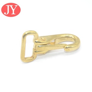 Crochet à mousqueton <span class=keywords><strong>pivotant</strong></span> durable en métal doré et laiton Style vintage Diamètre intérieur 17mm Porte-clés Fermoirs mousquetons - Product Image 3