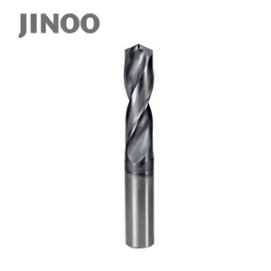 JINOO chất lượng cao HRC50 2 flute tungsten carbide cnc khoan bits