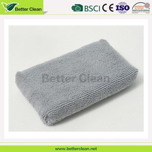Haute densité mousse à l'intérieur avec polaire couverture microfibre de nettoyage de voiture éponge - Product Image 1