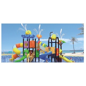 Trẻ Em Funnny Mùa Hè Chơi Đất Nhựa Hồ Bơi Trượt Nước Ngoài Trời Công Viên Trượt Trẻ Em Sân Chơi Ngoài Trời Thiết Bị - Product Image 6