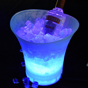 プラスチックウイスキーLedライト氷バケツ - Product Image 6