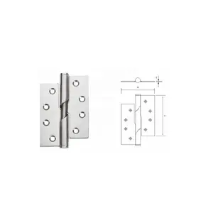 Dobradiça de mola para porta AKADA CE UL 4'' e 4.5'' Dobradiça de aço inoxidável SUS304 para porta de fundo vertical