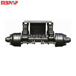 Boigee <span class=keywords><strong>Boogie</strong></span>-essieu pour remorque de camion, pièce de remplacement pour véhicule, 2x16T L1, aoto HJ BPW pneus SUPER 35, 2 pièces - Product Image 3