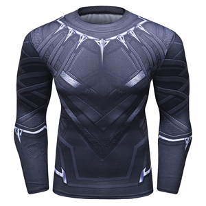 Camiseta Deportiva con Estampado de Pantera Negra para Hombre, Diseños Personalizados, Ropa de Entrenamiento - Product Image 1