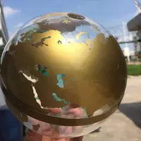 كرة من الأكريليك الشفاف للطباعة بالشاشة الحريرية ، كرة من البلاستيك الأكريليك للزينة المدرسية ، كرة من البلاستيك