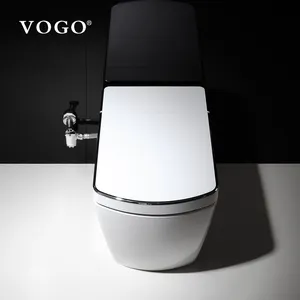 Sensor automático de nivelamento vogo, elétrico, peça única, sem tanque, inteligente, vaso sanitário inteligente