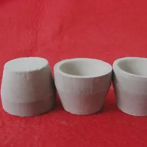 Crisol de magnesia de fábrica, cupel para assay de oro