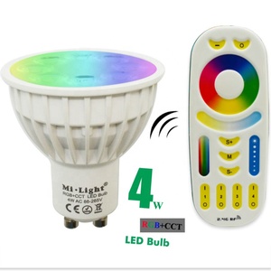 AC85-265V 4W GU10 RGB + CCT LED Dimmable LED Spotlight Bulb FUT103 2.4 Gam Không Dây Điều Khiển Từ Xa FUT092 - Product Image 4