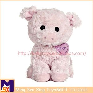 El cutie de felpa cerdo demasiado lindo animal de <span class=keywords><strong>peluche</strong></span>, de cerdo de color rosa diseño de los animales de juguete de felpa - Product Image 1