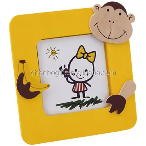 Custom Made Kinderen Leuke Rubber Fotolijst, Cartoon Zachte Pvc Fotolijst