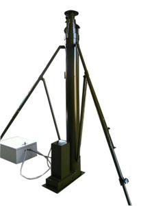 Tripé para câmera <span class=keywords><strong>CCTV</strong></span> móvel de 2,5m a 18m com mastro telescópico elétrico motorizado e controle remoto - Product Image 2