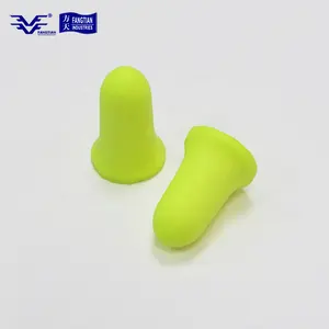 Protect the ears soft PU foam earplugs cheap sleep noise reduction earplugs