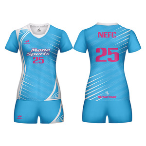 2019 March Expo selling high quality women and men's volleyball team uniform Jersey design - Product Image 2