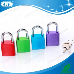 AJF מנעול באיכות גבוהה אלומיניום אדום כיכר אדום אלומיניום בטיחות מנעול אהבת מנעול מנעול - Product Image 5