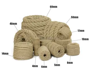 High quality Chinese 1-80 mm hemp rope useful Chinese sisal rope