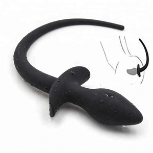 Noir Têtard <span class=keywords><strong>Anal</strong></span> <span class=keywords><strong>Plug</strong></span> Couple de Sexe Esclave Règlement Butt <span class=keywords><strong>Plug</strong></span> <span class=keywords><strong>Queue</strong></span> - Product Image 3