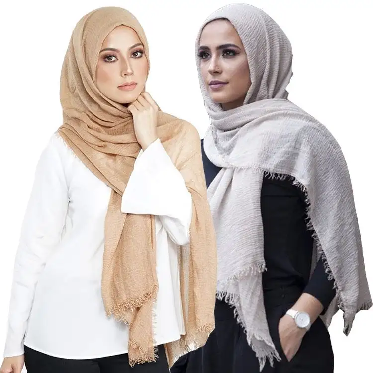 Personalizada impresa Popular gasa 100% algodón Hijab Pañuelo cuadrado en Mumbai
