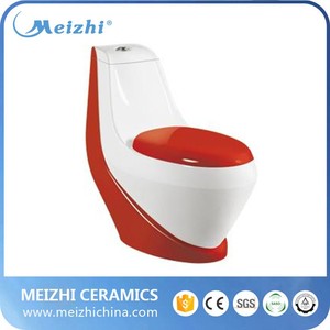 Popular agujero grande de cerámica baldeo tocador de una pieza inodoro bidet para oriente medio - Product Image 5