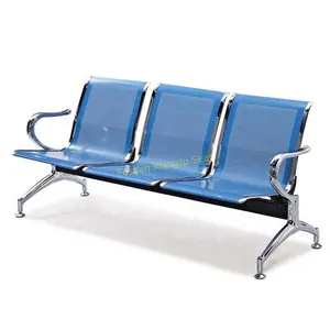 XJ-403B Fabrika Fiyat Çelik Demir Hastane Havaalanı Bekleme Odası 3 Koltuklu Sandalye